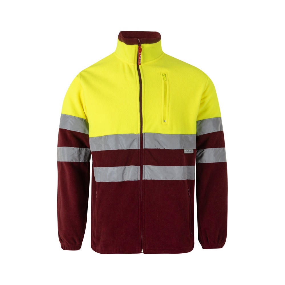 VL EROS. Casaco polar bicolor (280g/m²), em poliéster (100%)