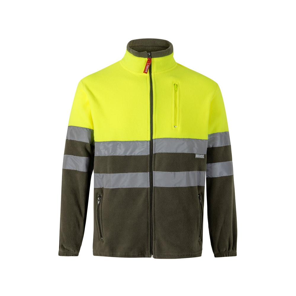 VL EROS LARGE. Casaco polar bicolor (280g/m²), em poliéster (100%)