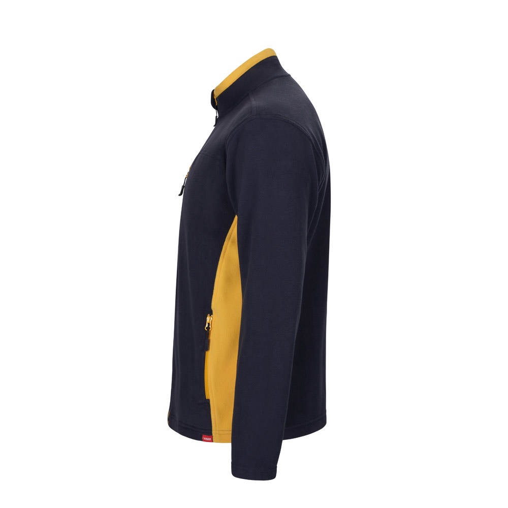 VL GERAS. Veste polaire bicolore (220g/m²) en polyester (100%)