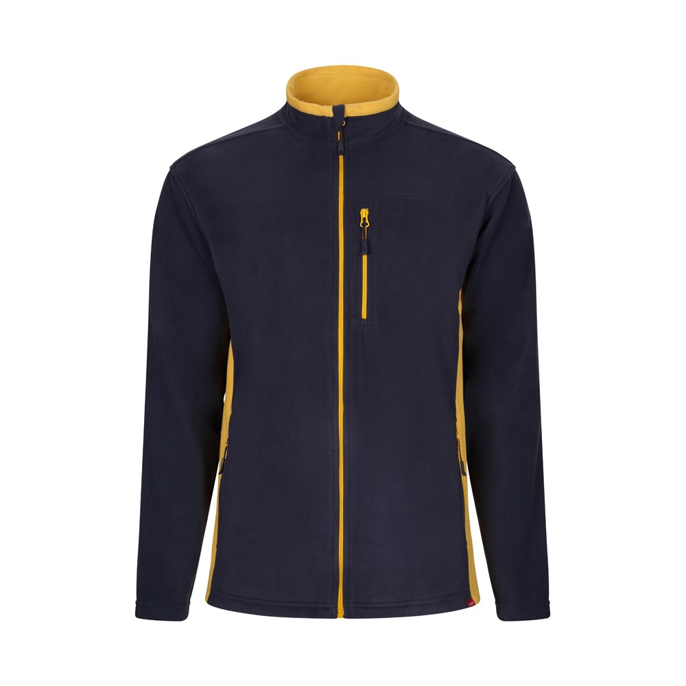 VL GERAS. Casaco polar bicolor (220g/m²) em poliéster (100%)