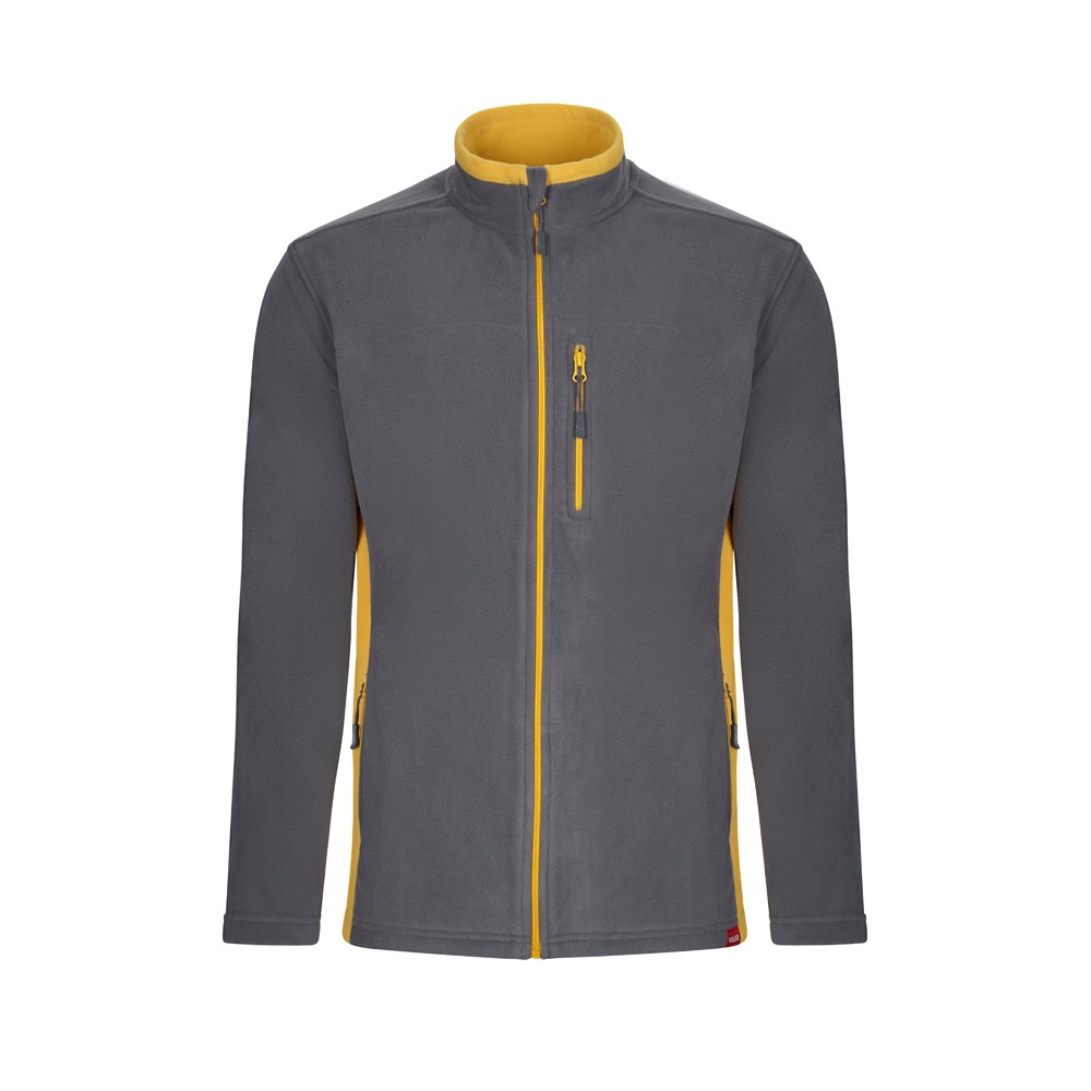 VL GERAS. Casaco polar bicolor (220g/m²) em poliéster (100%)
