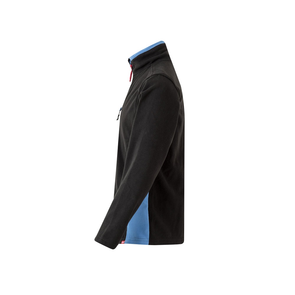 VL GERAS. Veste polaire bicolore (220g/m²) en polyester (100%)