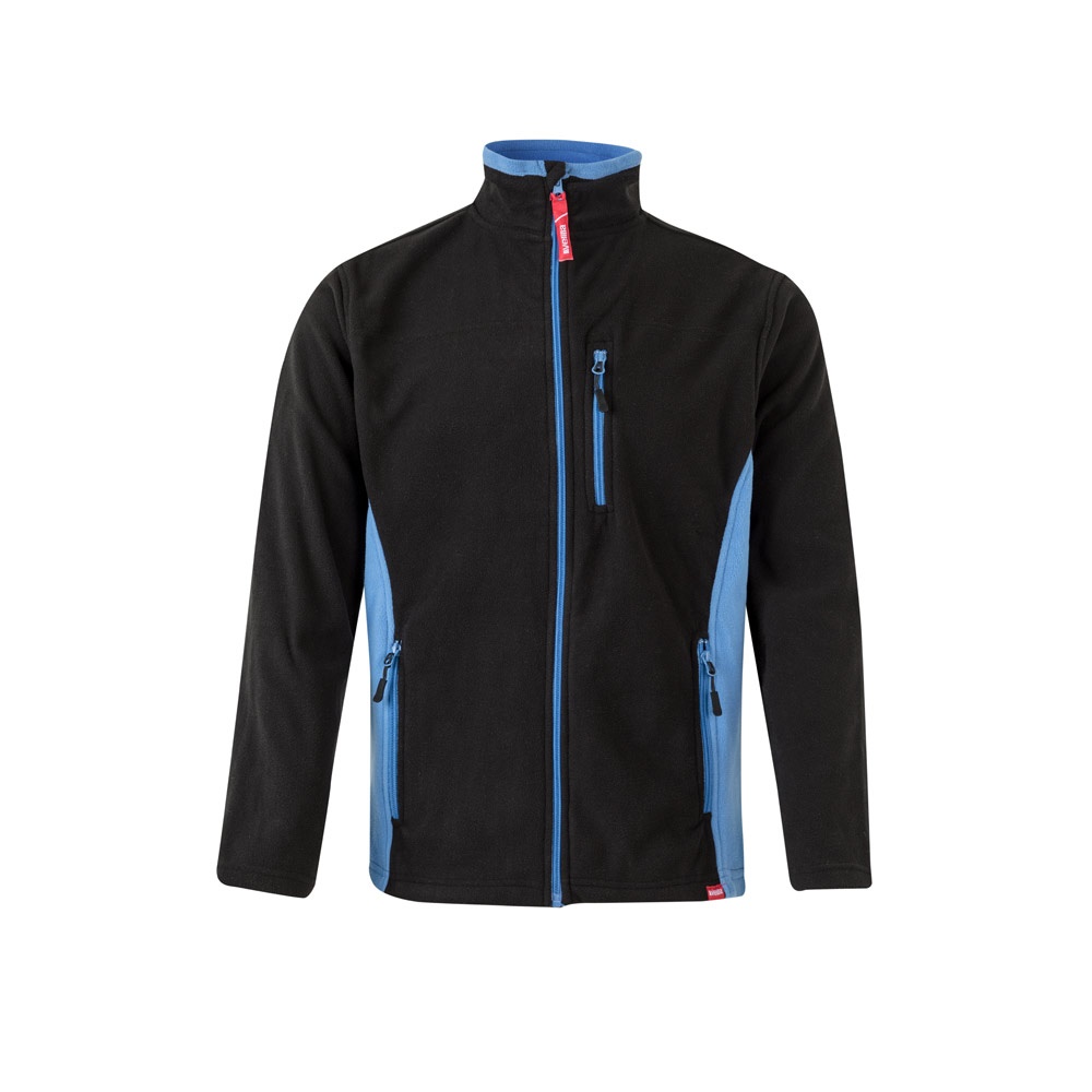 VL GERAS. Casaco polar bicolor (220g/m²) em poliéster (100%)