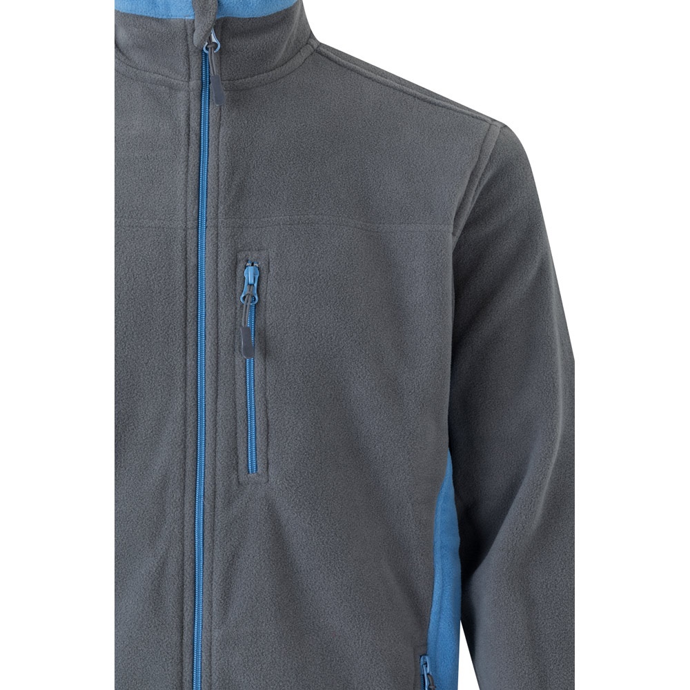 VL GERAS. Veste polaire bicolore (220g/m²) en polyester (100%)