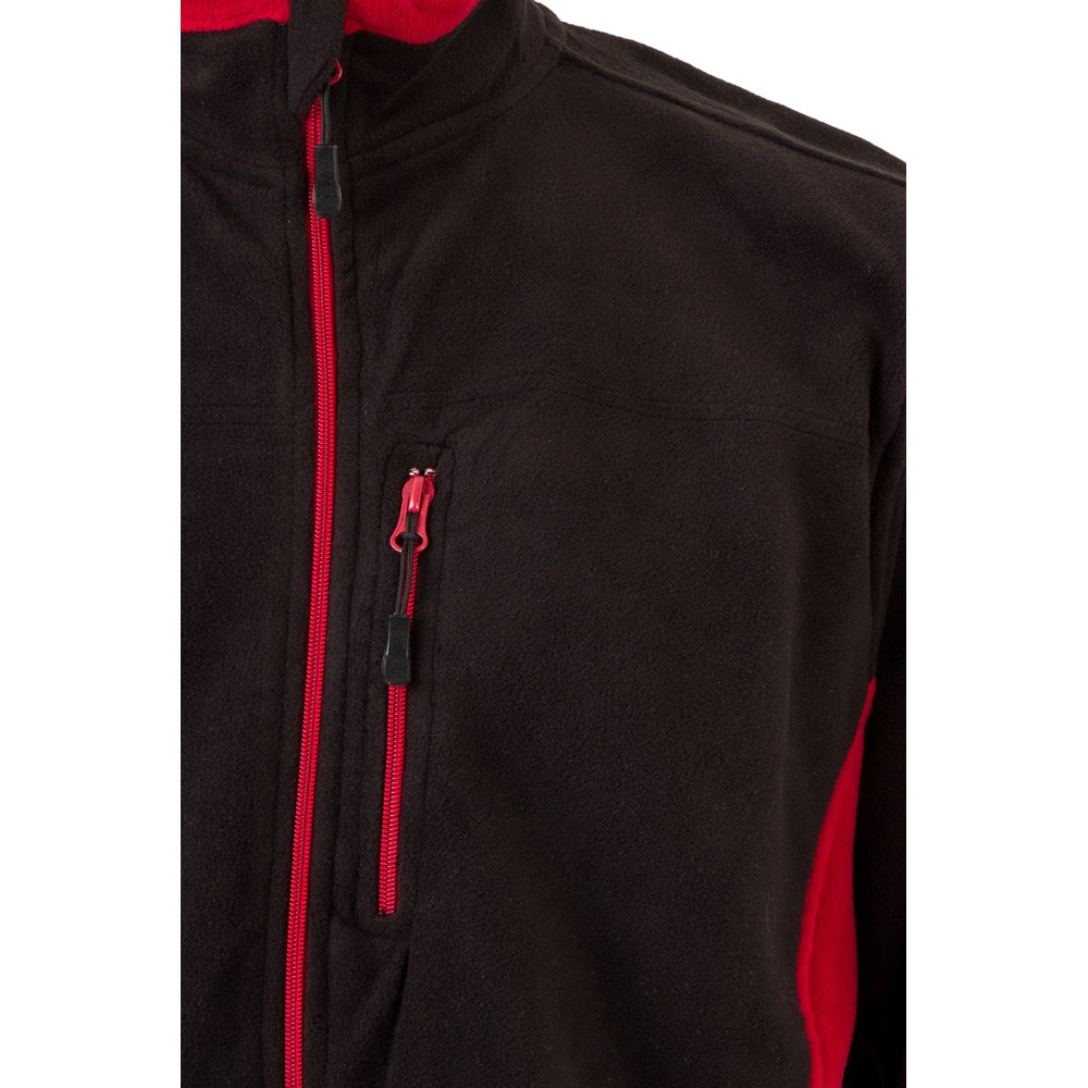 VL GERAS. Veste polaire bicolore (220g/m²) en polyester (100%)