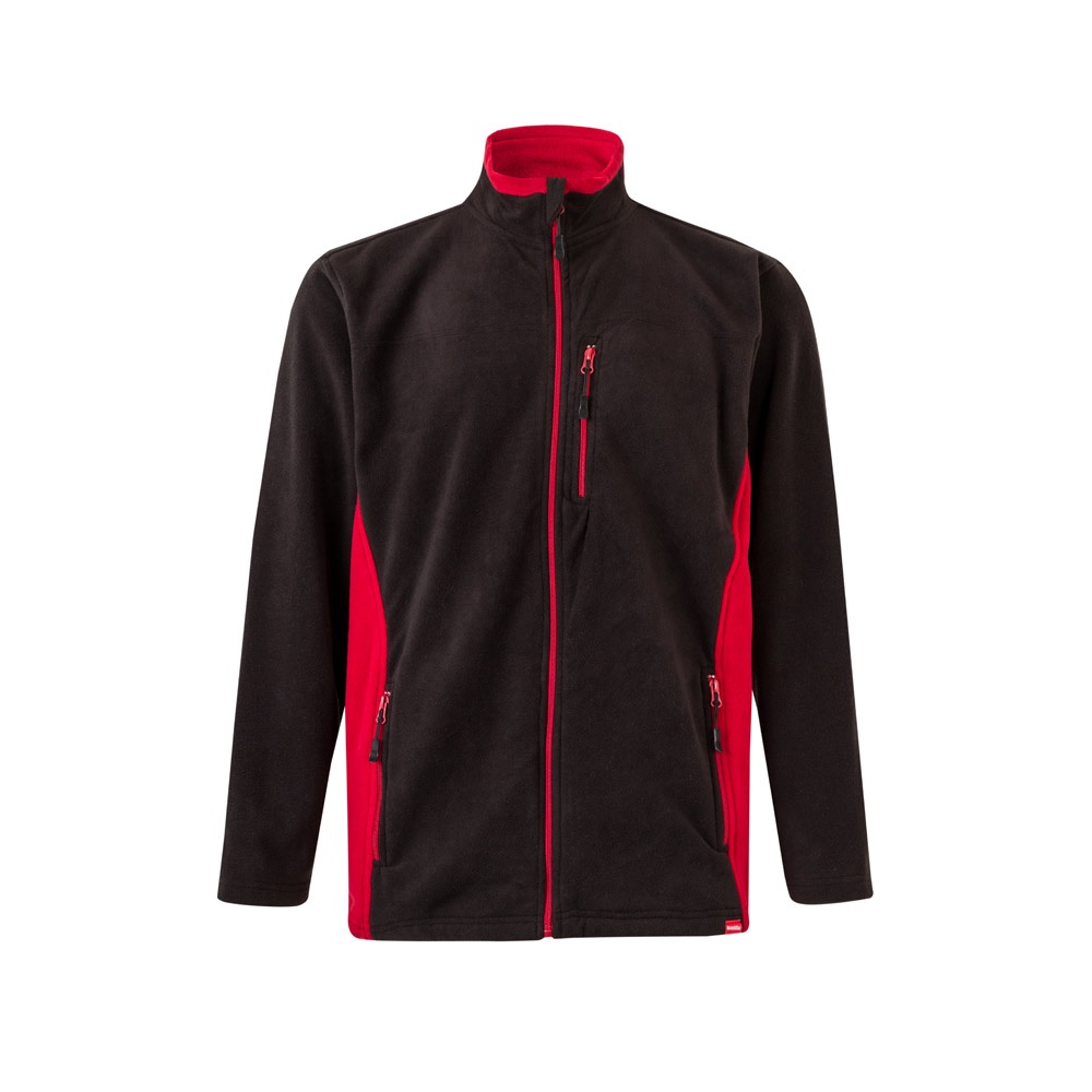 VL GERAS. Casaco polar bicolor (220g/m²) em poliéster (100%)