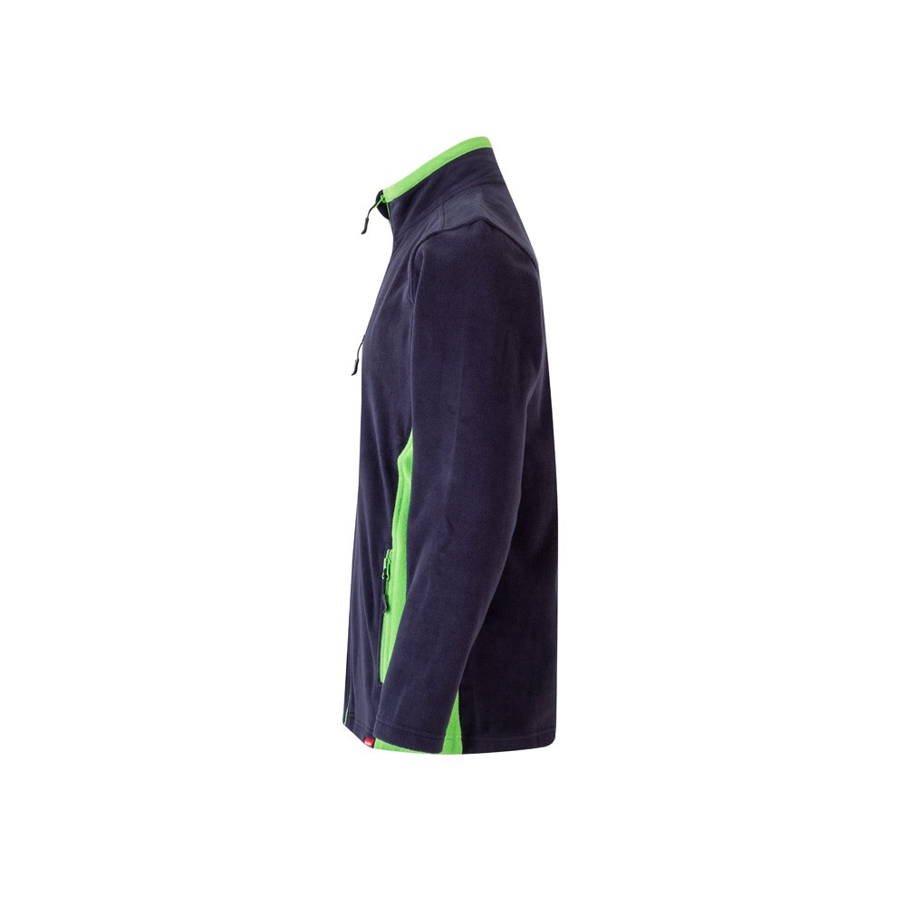 VL GERAS. Veste polaire bicolore (220g/m²) en polyester (100%)