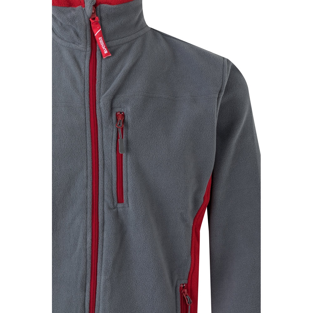 VL GERAS. Veste polaire bicolore (220g/m²) en polyester (100%)