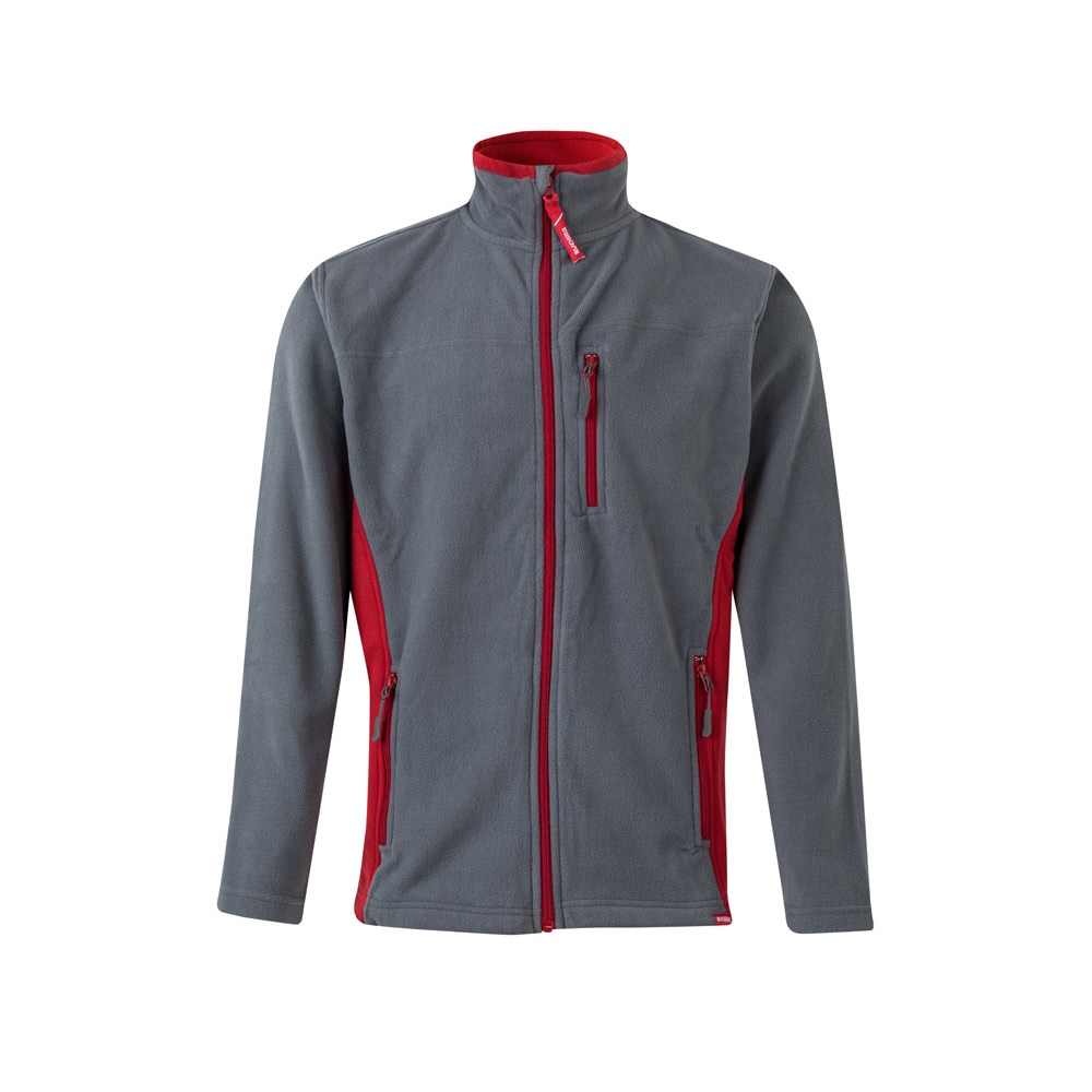 VL GERAS. Casaco polar bicolor (220g/m²) em poliéster (100%)