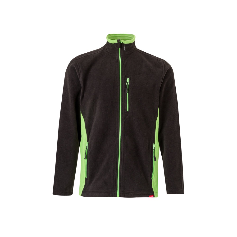 VL GERAS. Casaco polar bicolor (220g/m²) em poliéster (100%)