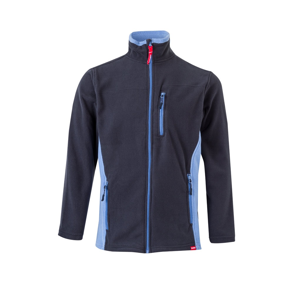 VL GERAS. Casaco polar bicolor (220g/m²) em poliéster (100%)