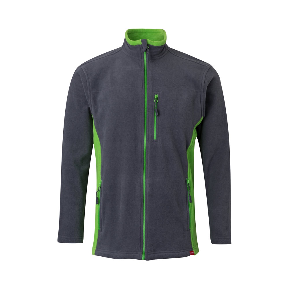 VL GERAS. Casaco polar bicolor (220g/m²) em poliéster (100%)