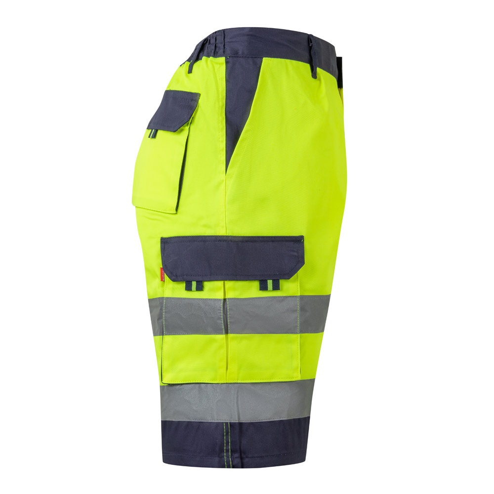 VL HADES. Bermuda bicolore multi-poches (210g/m²), en coton (20%) et polyester (80%)