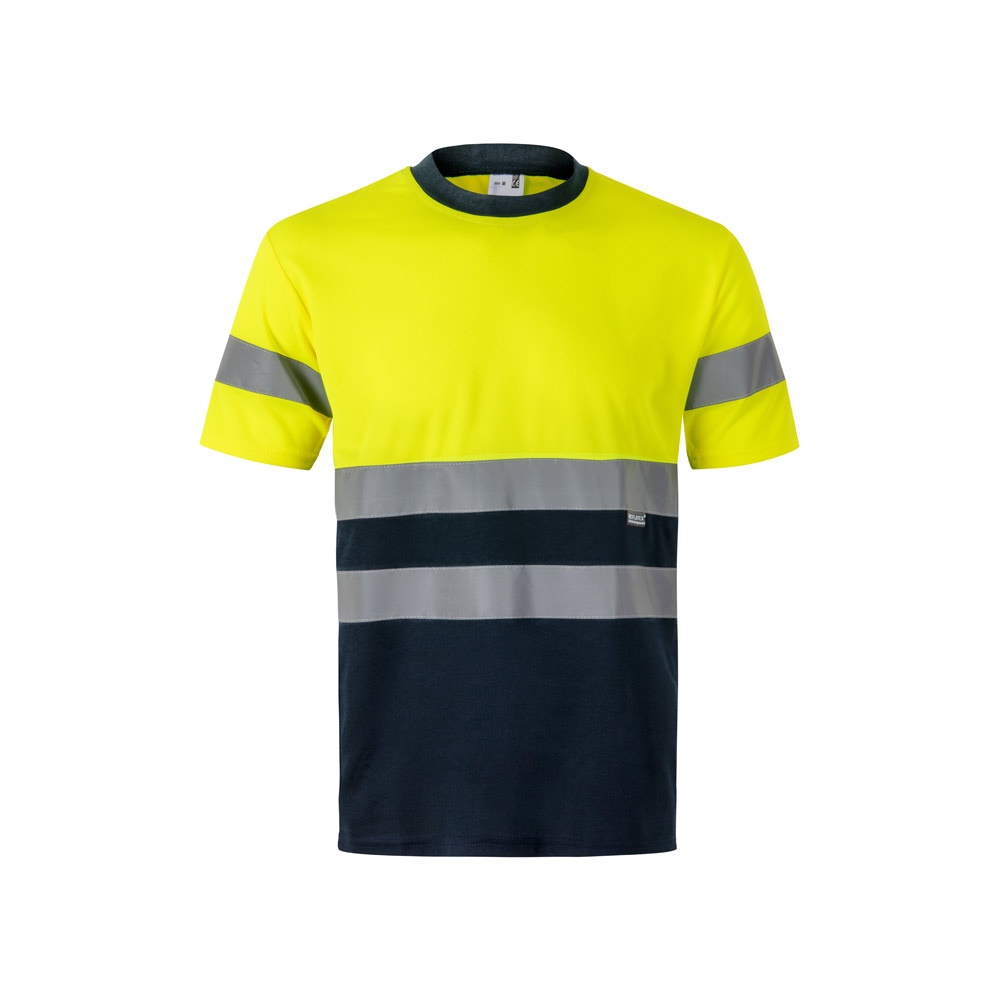VL BRAHMA. T-shirt técnica bicolor bird-eye (140g/m²), em poliéster (100%)