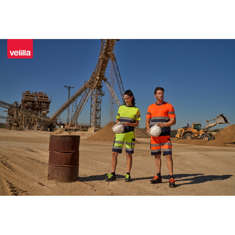 VL BRAHMA. T-shirt technique bicolore (140g/m²), en polyester (100%)