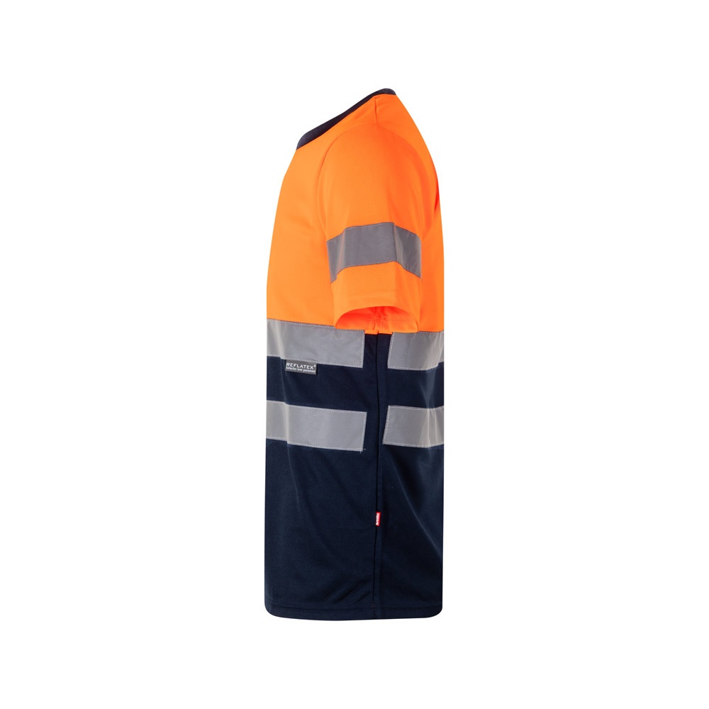 VL BRAHMA LARGE. T-shirt technique bicolore (140g/m²), en polyester (100%)
