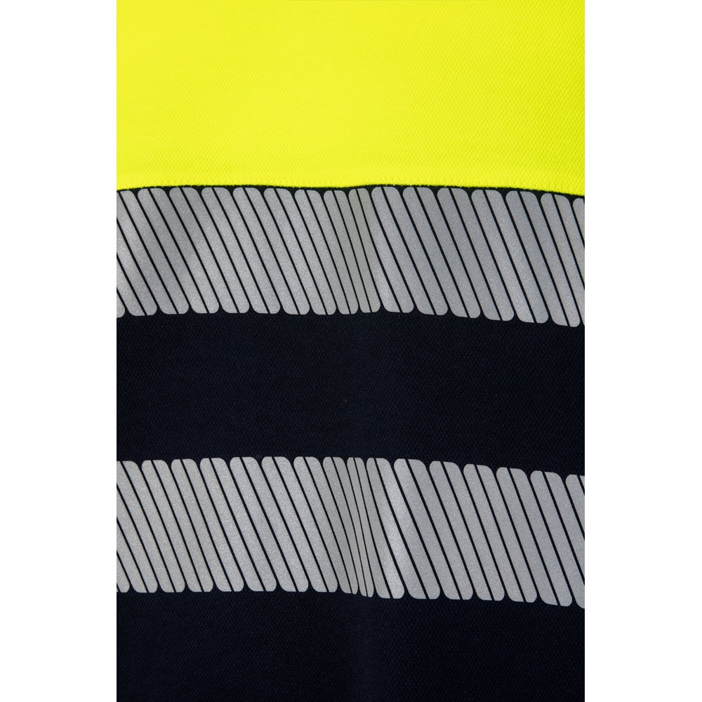 VL BASTET. T-shirt piqué bicolore (150g/m²), en coton (55%) et polyester (45%)