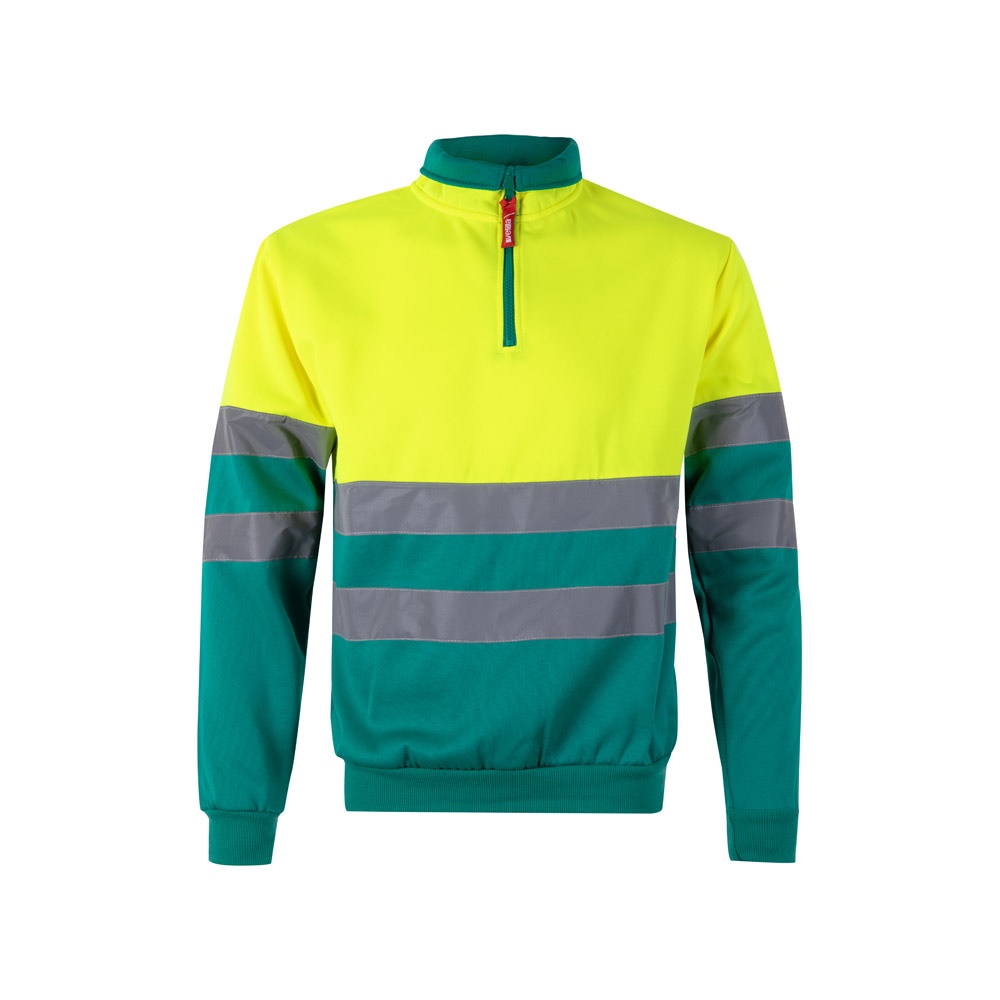 VL THOR. Sweatshirt bicolor (300g/m²) em felpa de poliéster (100%)
