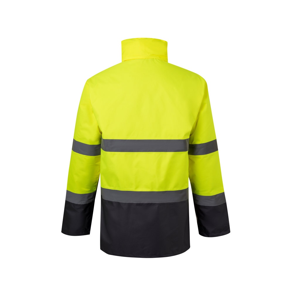 VL THEMIS. Parka bicolore (190g/m²), en polyester (100%), avec enduction PU
