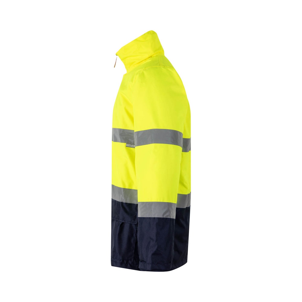VL THEMIS LARGE. Parka bicolore (190g/m²), en polyester (100%), avec finition PU