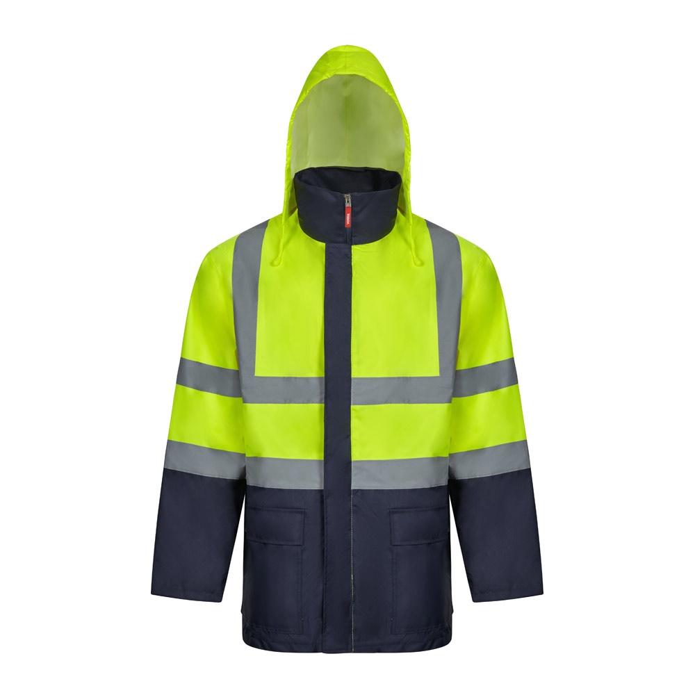 VL JUNO. Parka 4 en 1 bicolore (180g/m²), en polyester (100%), avec finition PU