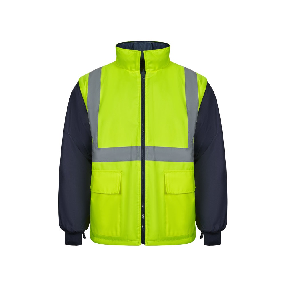 VL JUNO LARGE. Parka 4 en 1 bicolore (180g/m²), en polyester (100%) avec finition PU