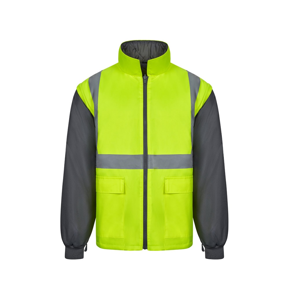 VL JUNO LARGE. Parka 4 en 1 bicolore (180g/m²), en polyester (100%) avec finition PU