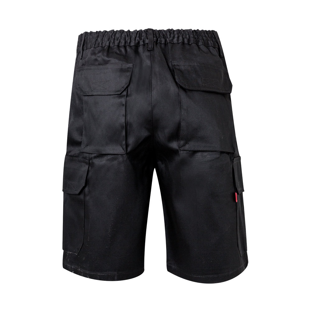 VL CHIONE. Bermuda sergé, multipoches (200g/m²), en coton (35%) et polyester (65%)
