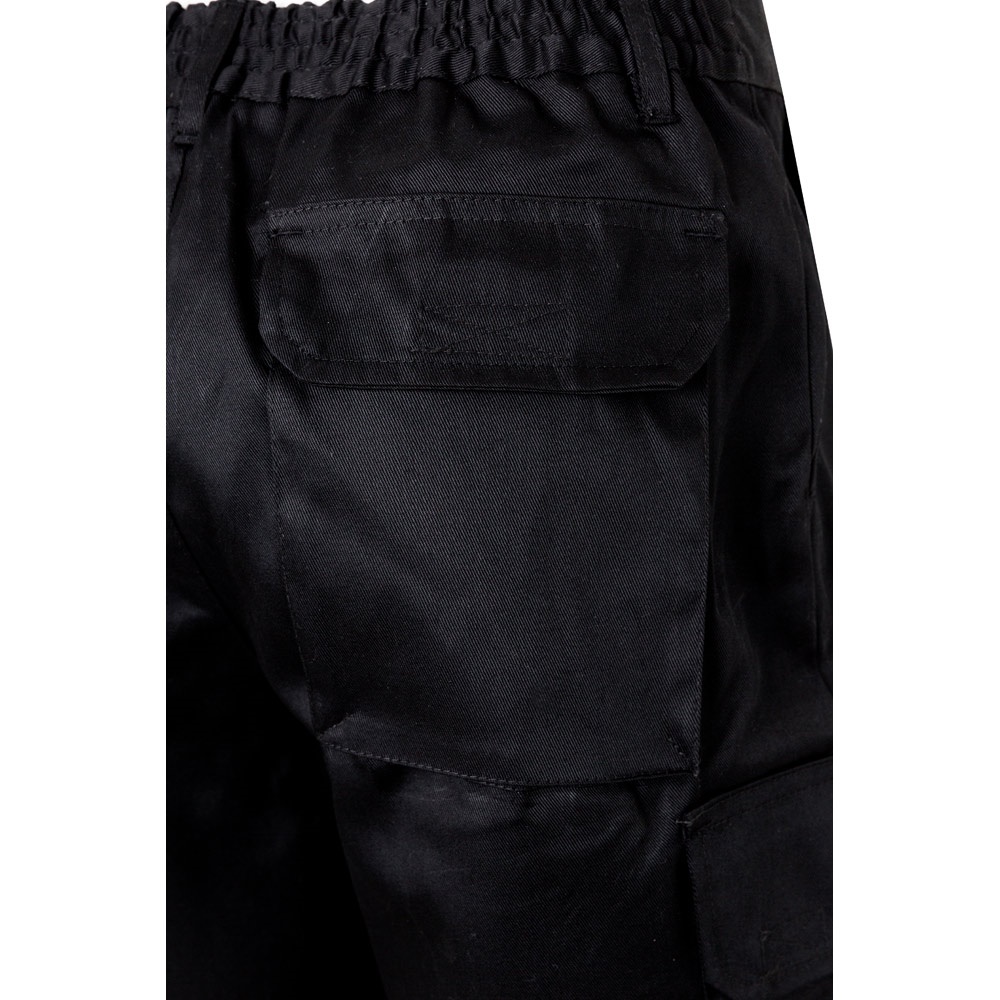 VL CHIONE. Bermuda sergé, multipoches (200g/m²), en coton (35%) et polyester (65%)