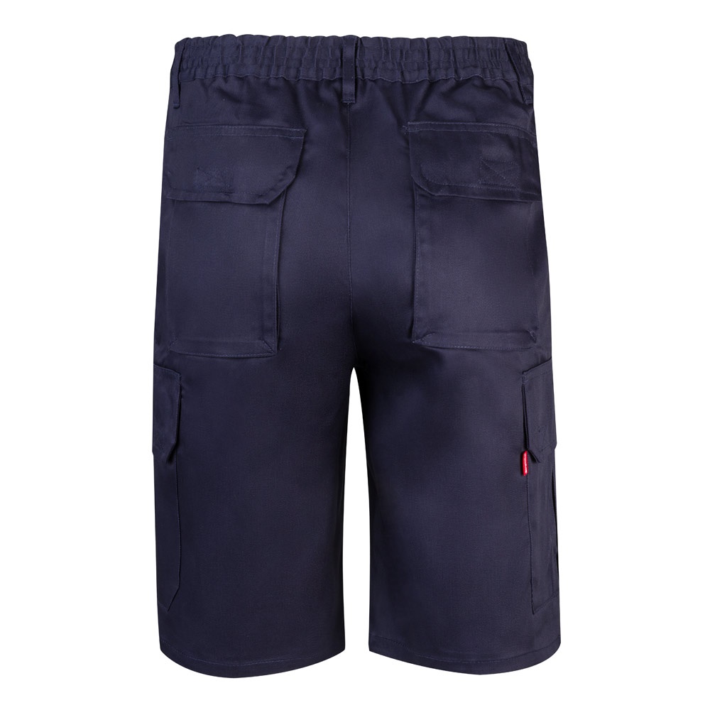 VL CHIONE. Bermuda sergé, multipoches (200g/m²), en coton (35%) et polyester (65%)