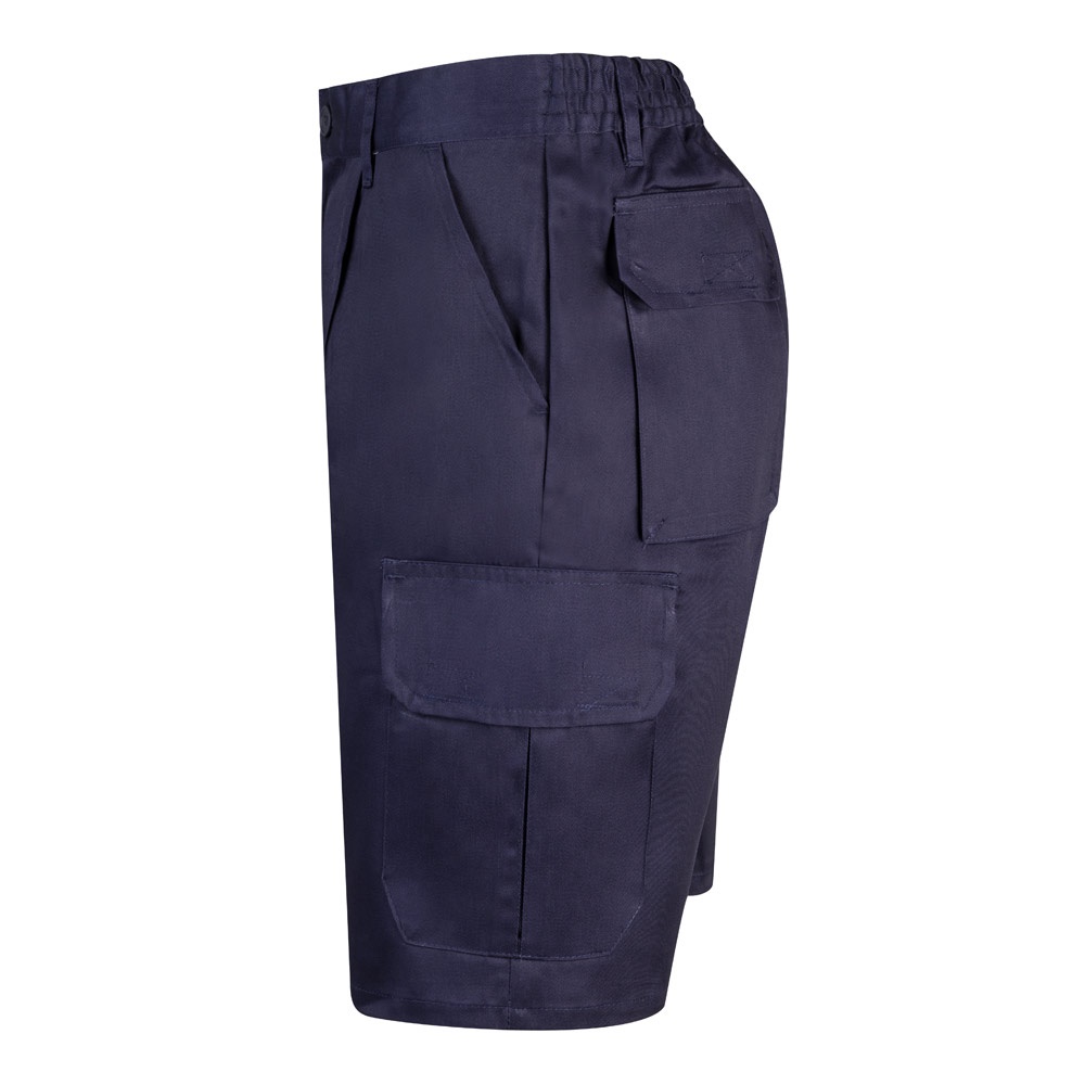 VL CHIONE. Bermuda sergé, multipoches (200g/m²), en coton (35%) et polyester (65%)