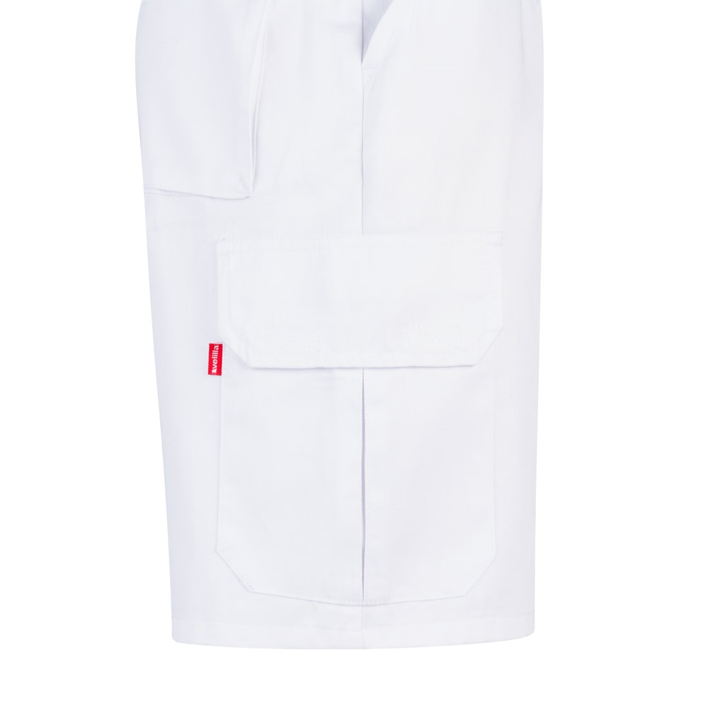 VL CHIONE. Bermuda sergé, multipoches (200g/m²), en coton (35%) et polyester (65%)