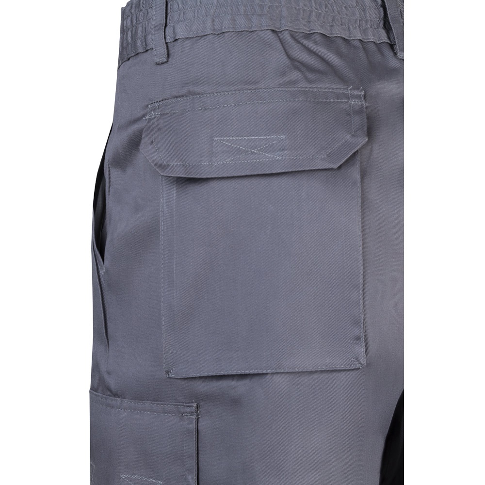 VL CHIONE. Bermuda sergé, multipoches (200g/m²), en coton (35%) et polyester (65%)