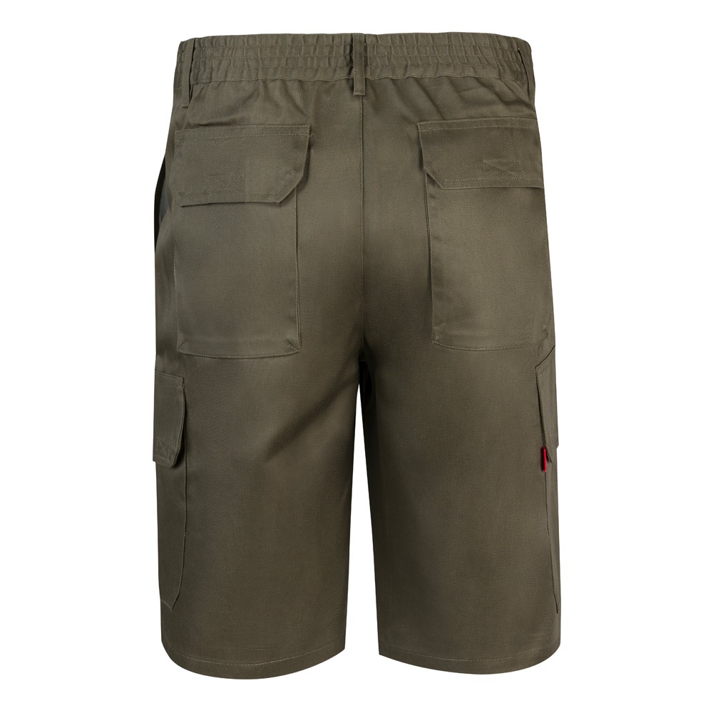 VL CHIONE. Bermuda sergé, multipoches (200g/m²), en coton (35%) et polyester (65%)