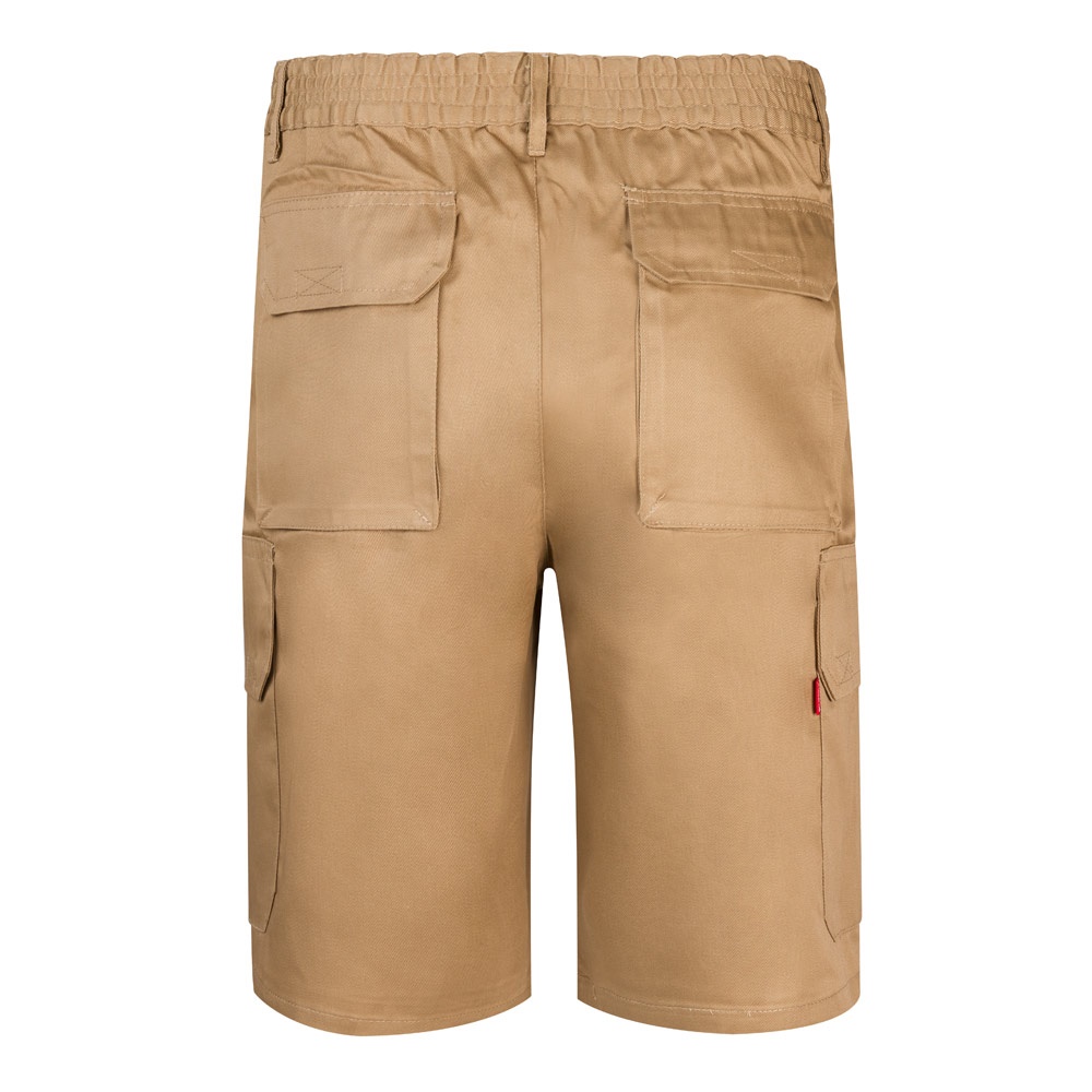 VL CHIONE. Bermuda sergé, multipoches (200g/m²), en coton (35%) et polyester (65%)