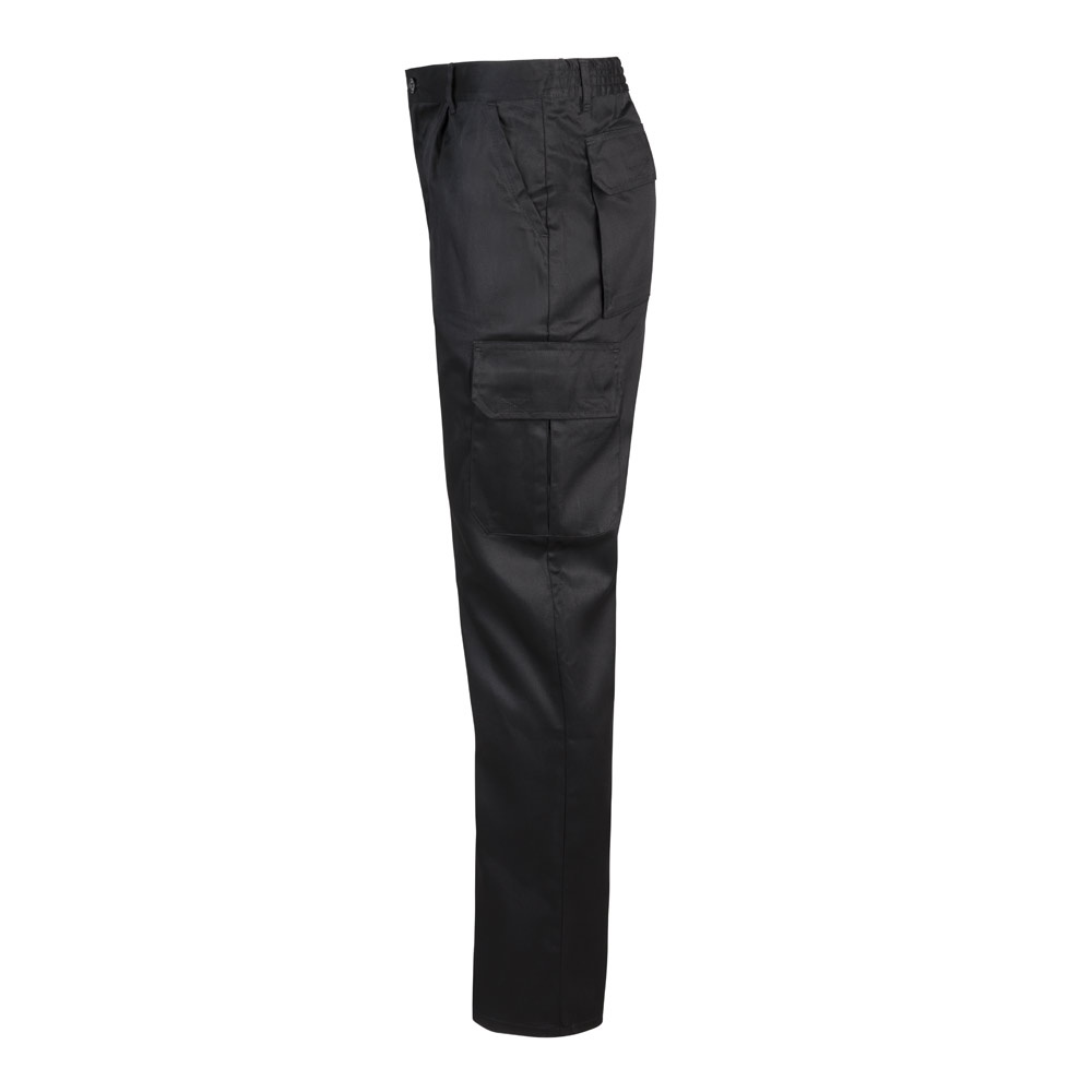 VL MABON. Pantalon sergé, multipoches (200g/m²), en coton (35%) et polyester (65%)