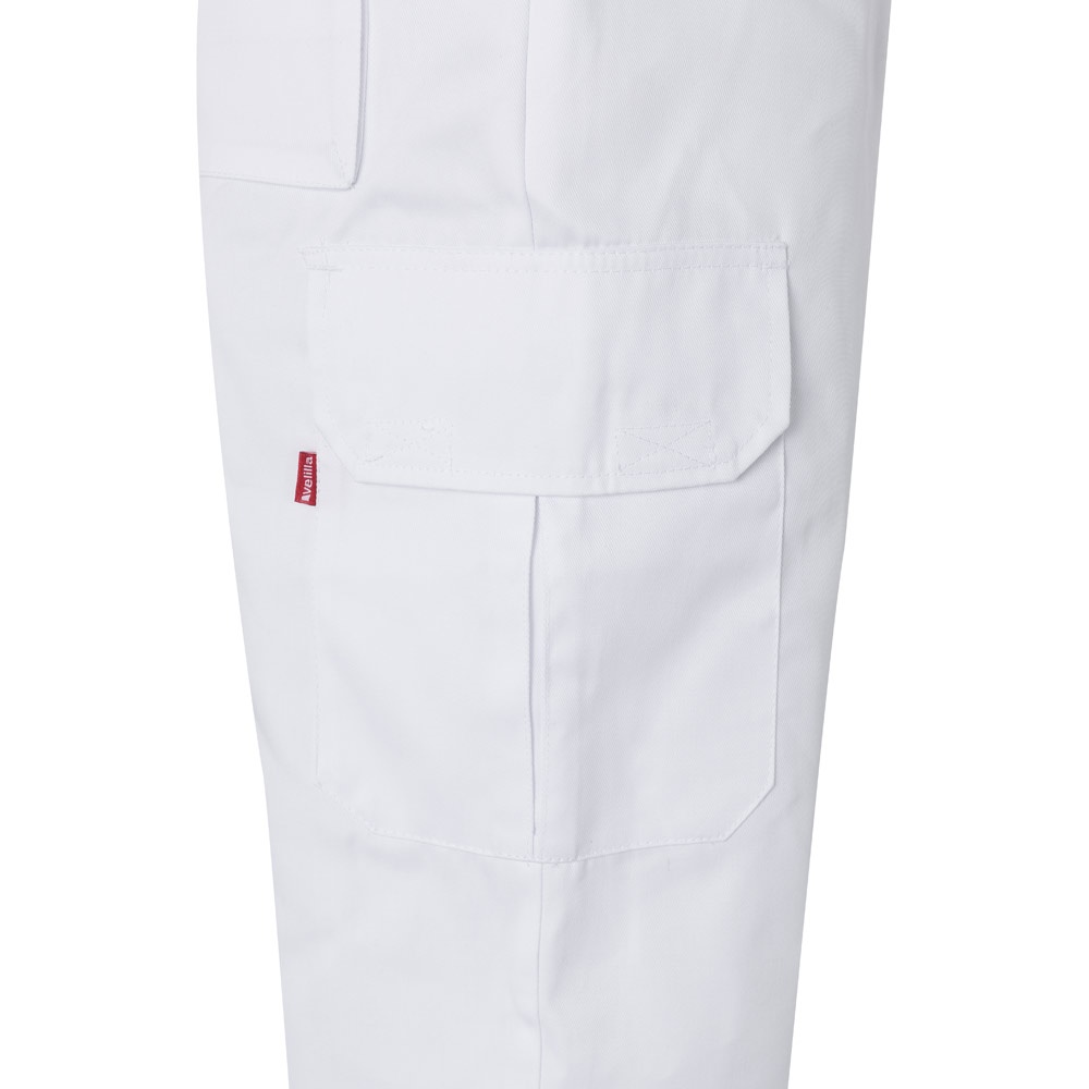 VL MABON. Pantalon sergé, multipoches (200g/m²), en coton (35%) et polyester (65%)