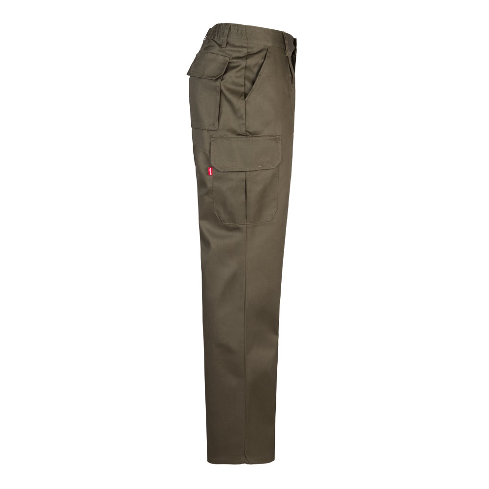 VL MABON. Pantalon sergé, multipoches (200g/m²), en coton (35%) et polyester (65%)