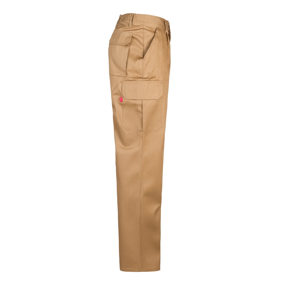 VL MABON. Pantalon sergé, multipoches (200g/m²), en coton (35%) et polyester (65%)