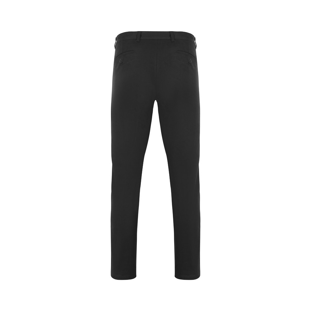 VL VISHNU. Pantalon chino stretch unisexe (260g/m²), en coton (98%) et élasthanne (2%)