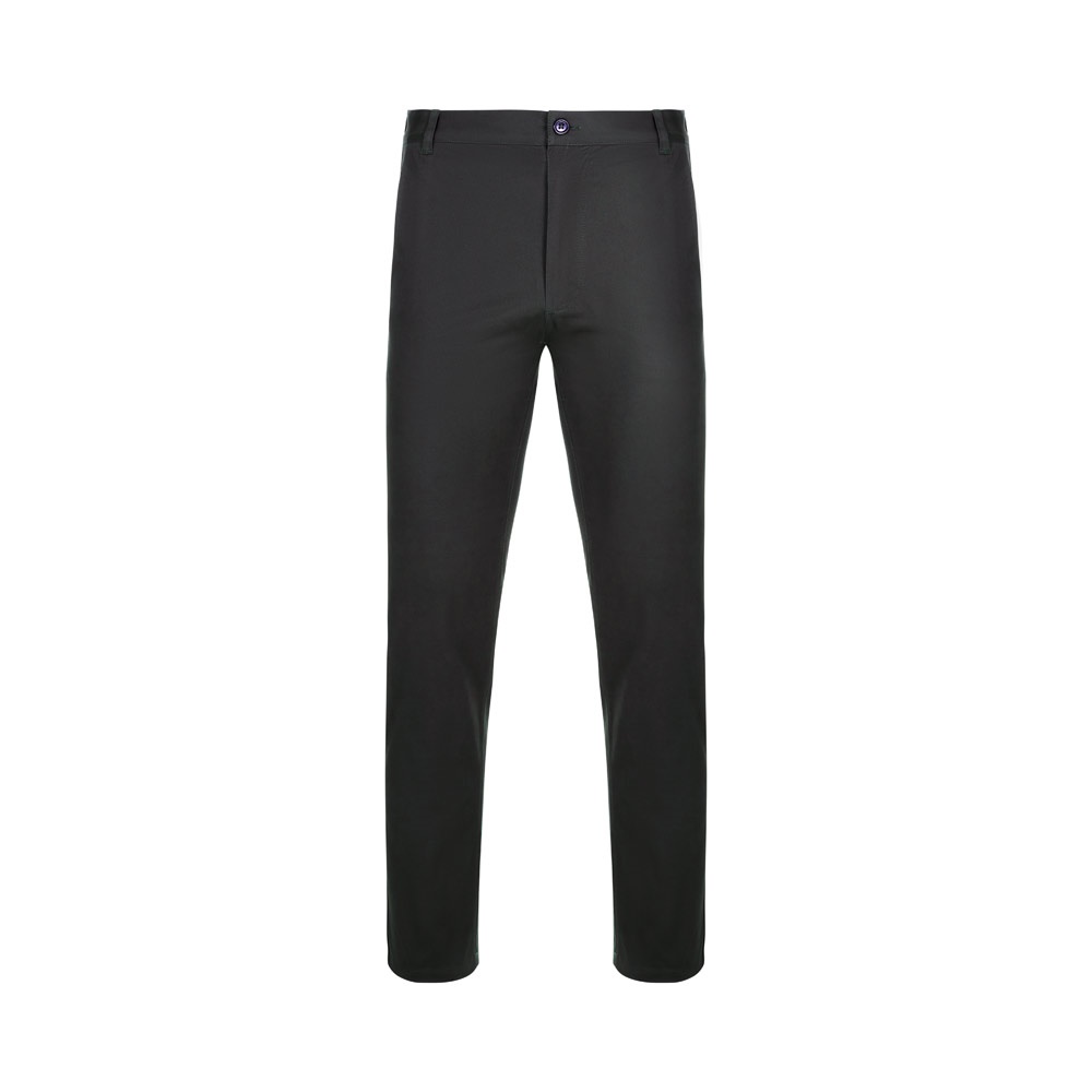 VL VISHNU. Calças chino stretch unissexo (260g/m²), em algodão (98%) e elastano (2%)