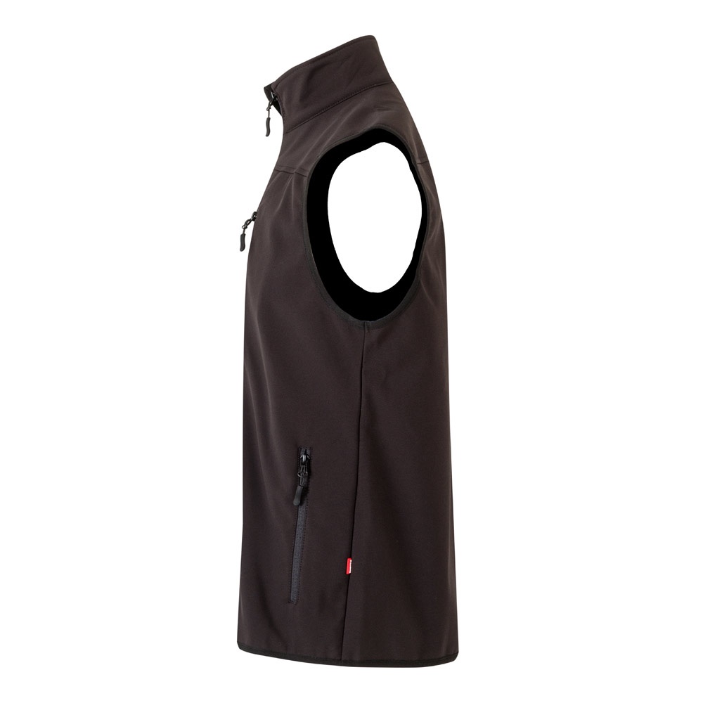VL VARUNA. Gilet soft shell (280g/m²), avec doublure polaire, en polyester (94%) et élasthanne (6%)