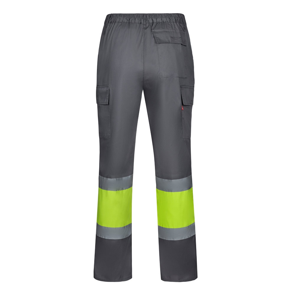 VL ARTEMIS. Pantalon bicolore en sergé (190g/m²), en coton (20%) et polyester (80%)