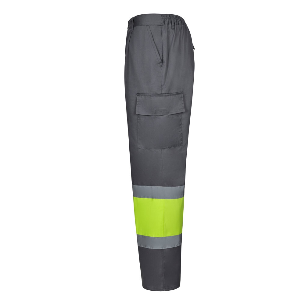 VL ARTEMIS. Pantalon bicolore en sergé (190g/m²), en coton (20%) et polyester (80%)