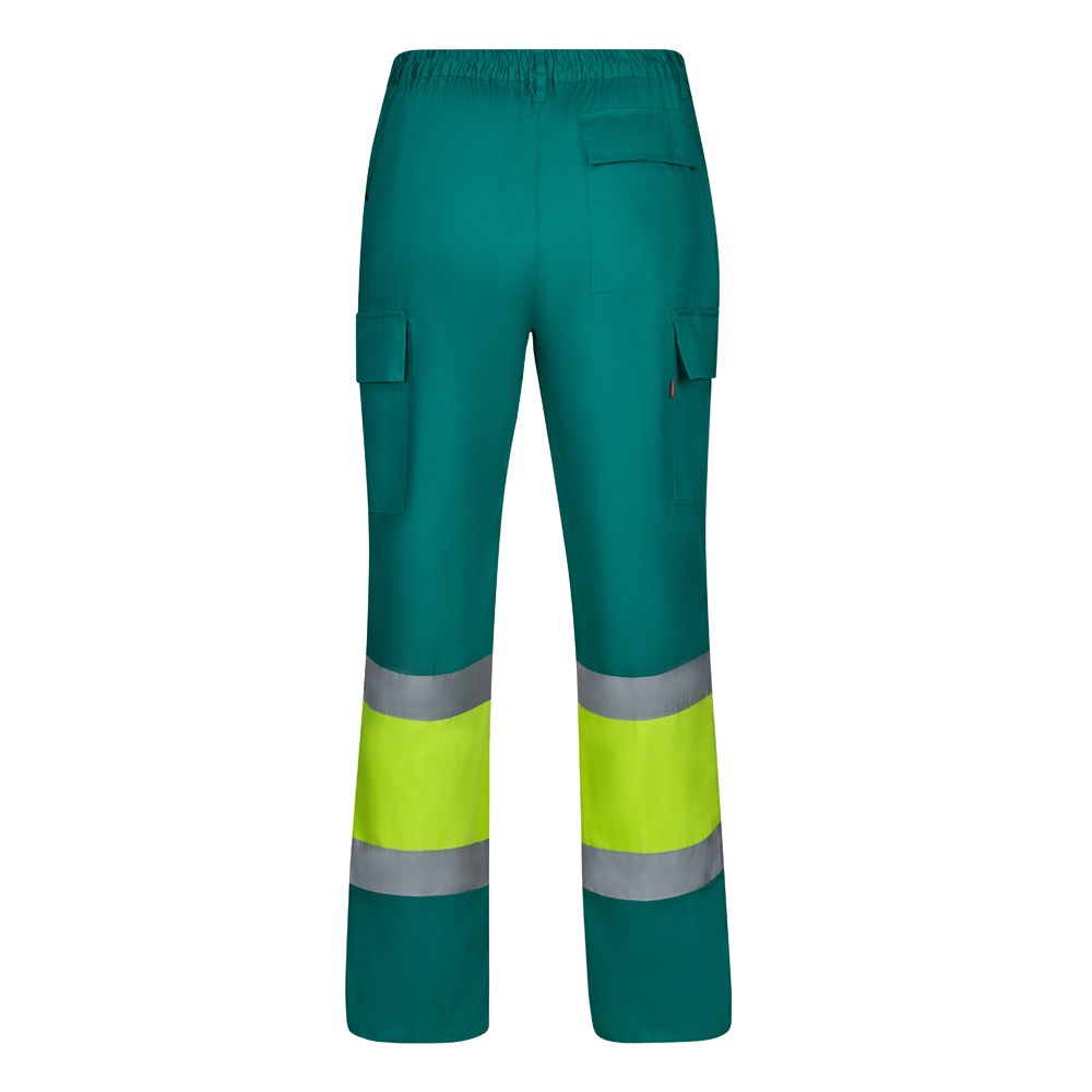 VL ARTEMIS. Pantalon bicolore en sergé (190g/m²), en coton (20%) et polyester (80%)