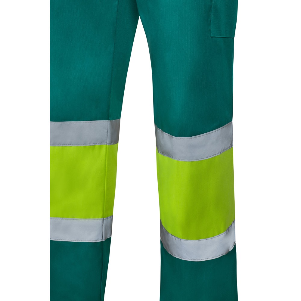 VL ARTEMIS. Pantalon bicolore en sergé (190g/m²), en coton (20%) et polyester (80%)