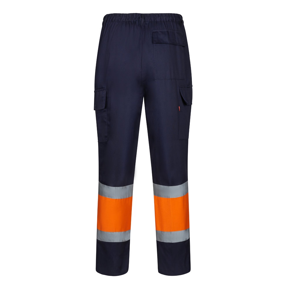 VL ARTEMIS. Pantalon bicolore en sergé (190g/m²), en coton (20%) et polyester (80%)