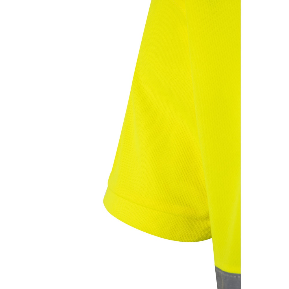 VL FORTUNA. Polo Bird-eye (140g/m²) à manches courtes, en polyester (100%)