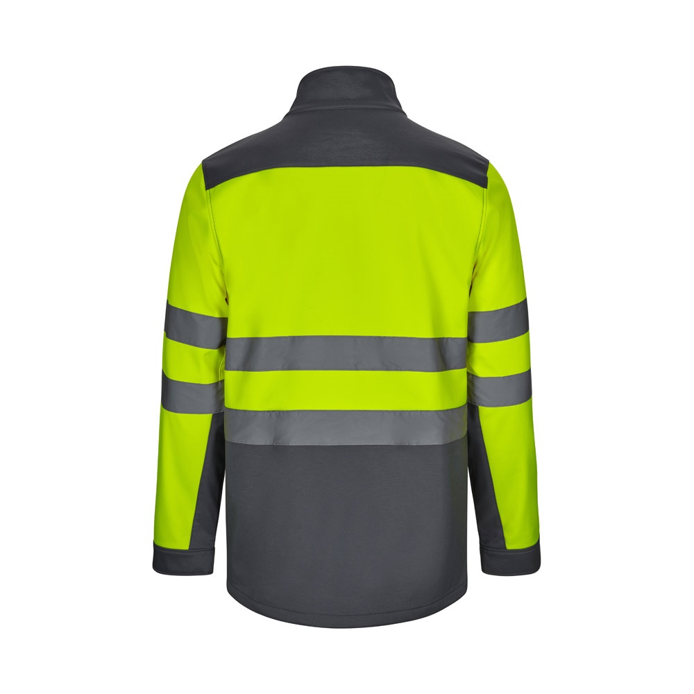 VL HESTIA. Veste soft shell bicolore (280g/m²), en polyester (96%) et élasthanne (4%)