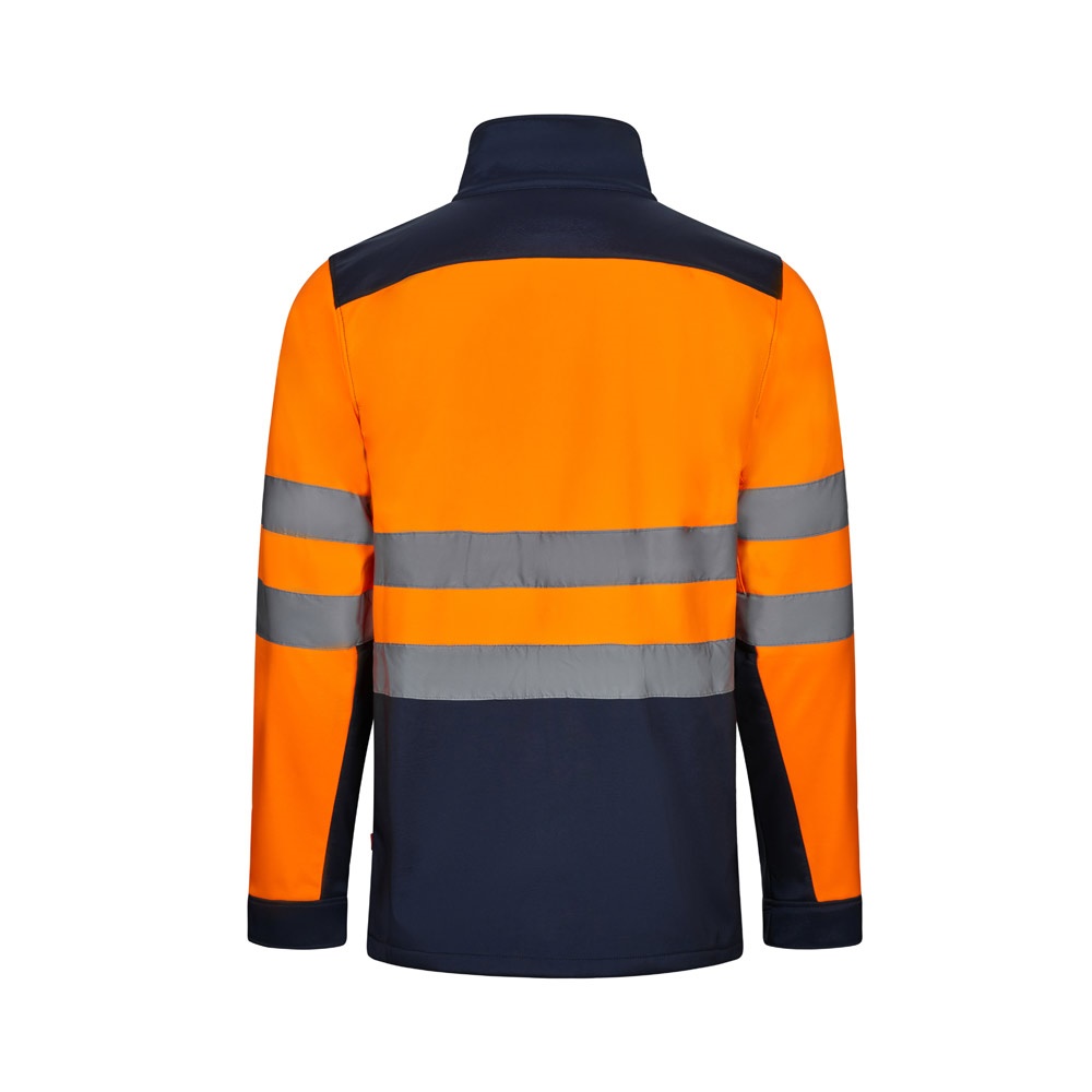 VL HESTIA. Veste soft shell bicolore (280g/m²), en polyester (96%) et élasthanne (4%)